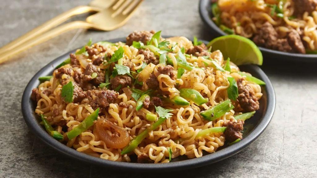 Sesame Ginger Hamburger Ramen
