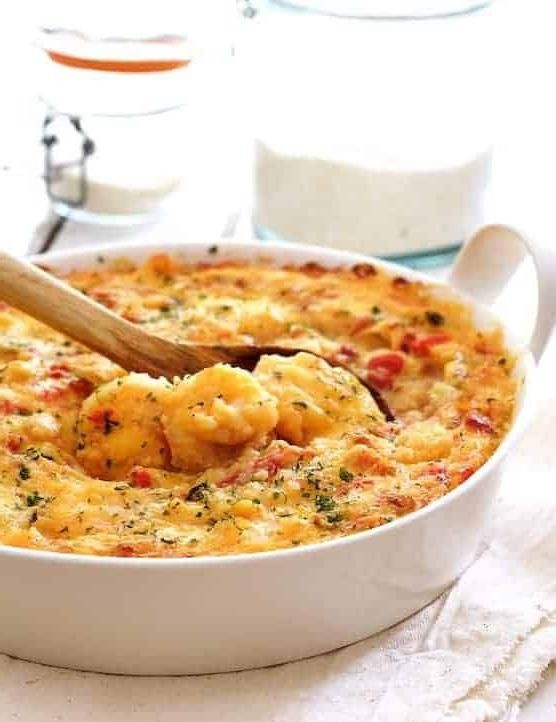 Shrimp and Grits Casserole