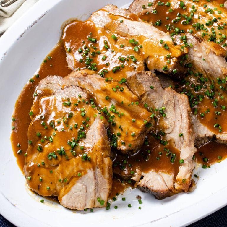 Slow Cooker Apple Cider Pork Roast