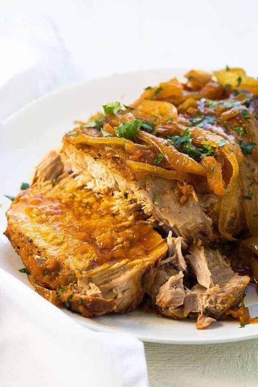 Slow Cooker Apricot Dijon Pork Roast