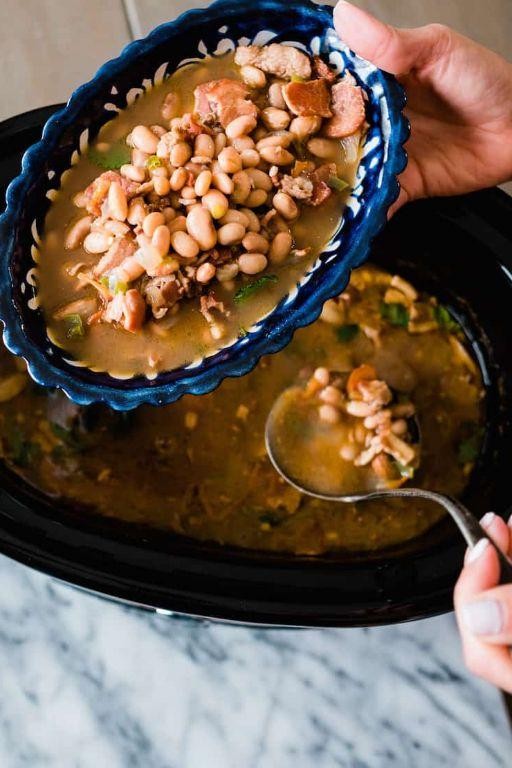 Slow Cooker Borracho Beans