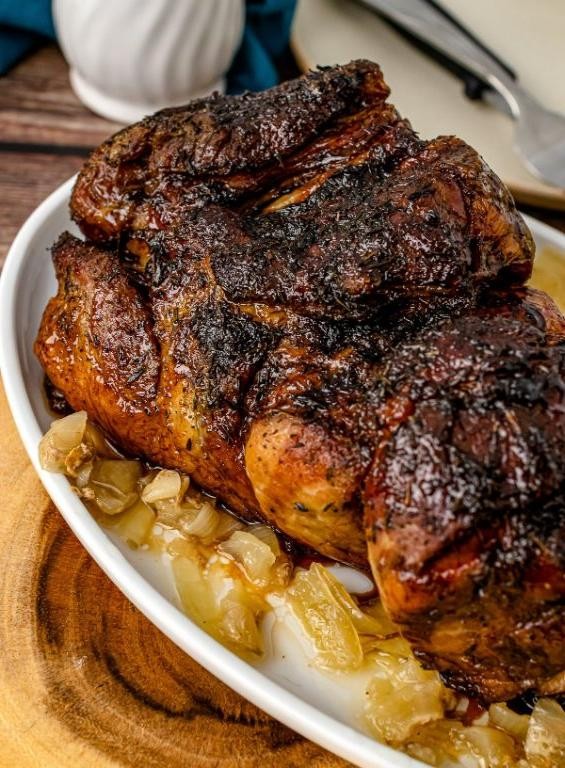 Slow Cooker Bourbon Brown Sugar Pork Roast