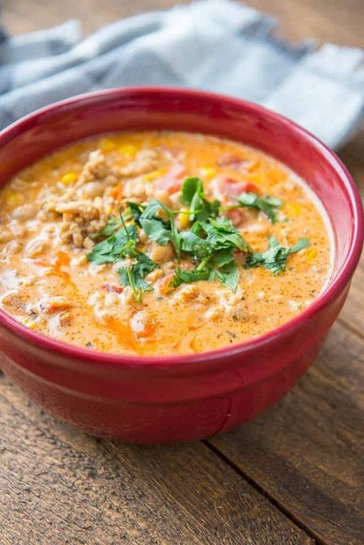 Slow Cooker Buffalo Chicken Chili
