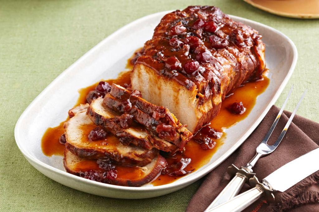 Slow Cooker Cranberry Pork Roast