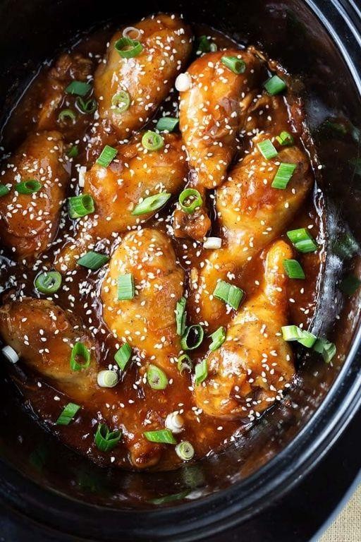 Slow Cooker Honey Garlic Chicken with Sweet Gravy