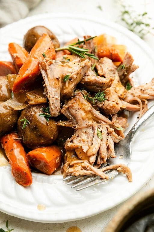 Slow Cooker Pork Roast with Vegetables
