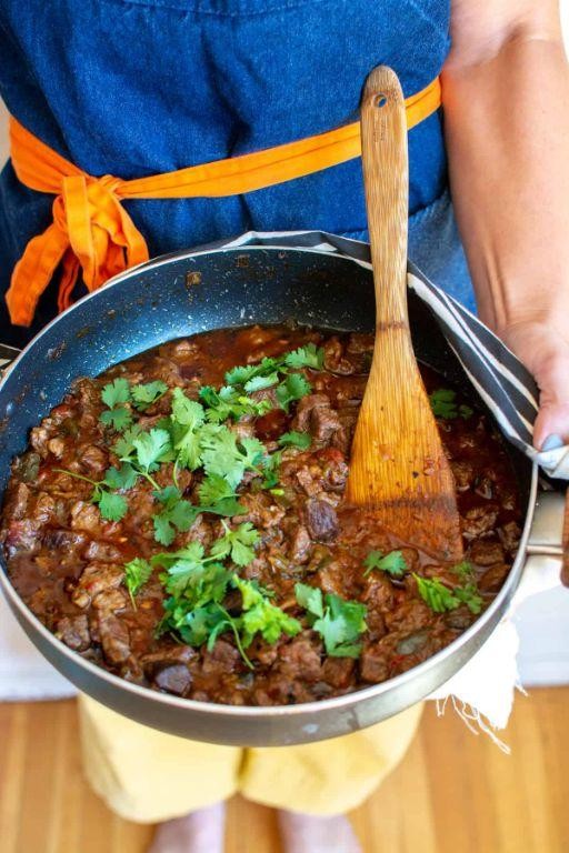 Slow-Cooked Carne Picada Burritos