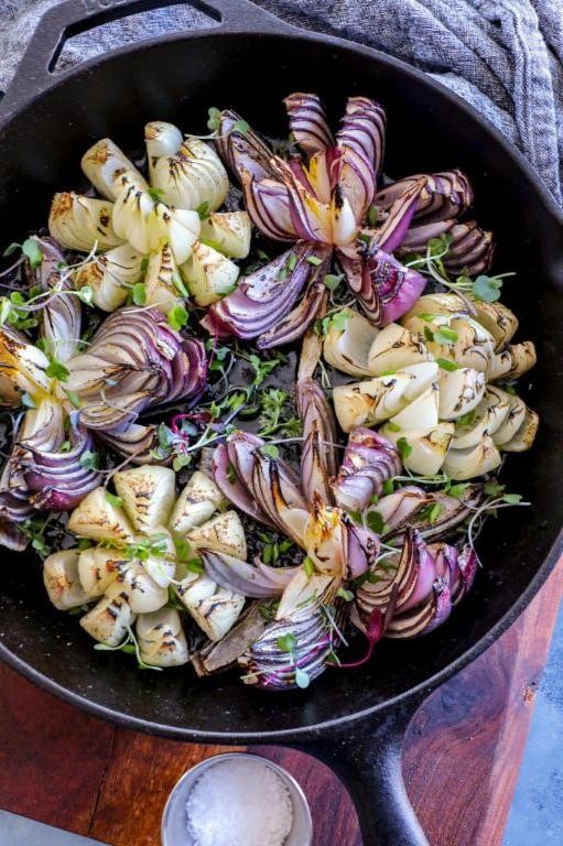 Smoke-Infused Whole Grilled Onions