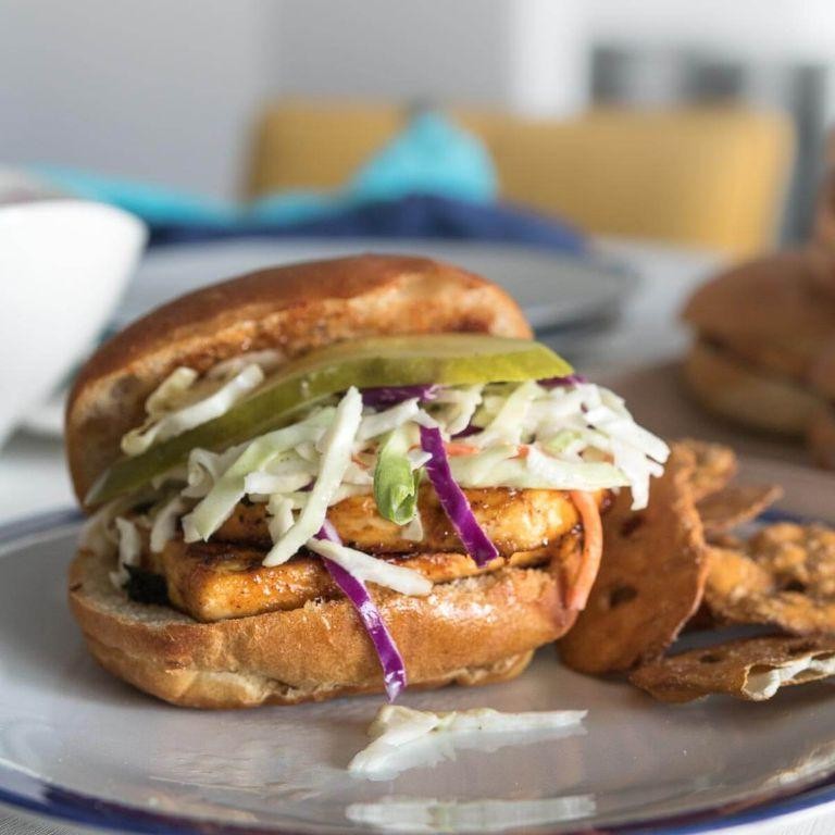 Smoky Barbecue Tofu Sliders