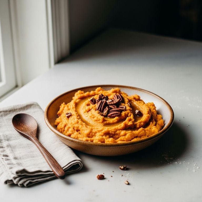 Smoky Sweet Potato Puree with Brown Butter