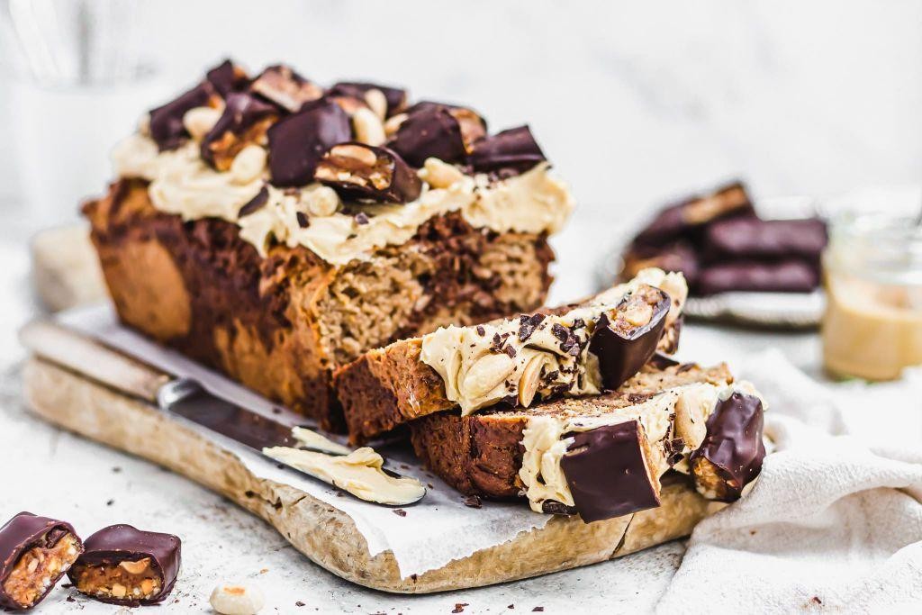 Snickers Banana Bread