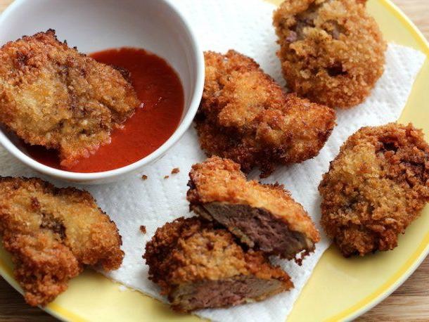 Southern-Fried Breaded Liver Strips