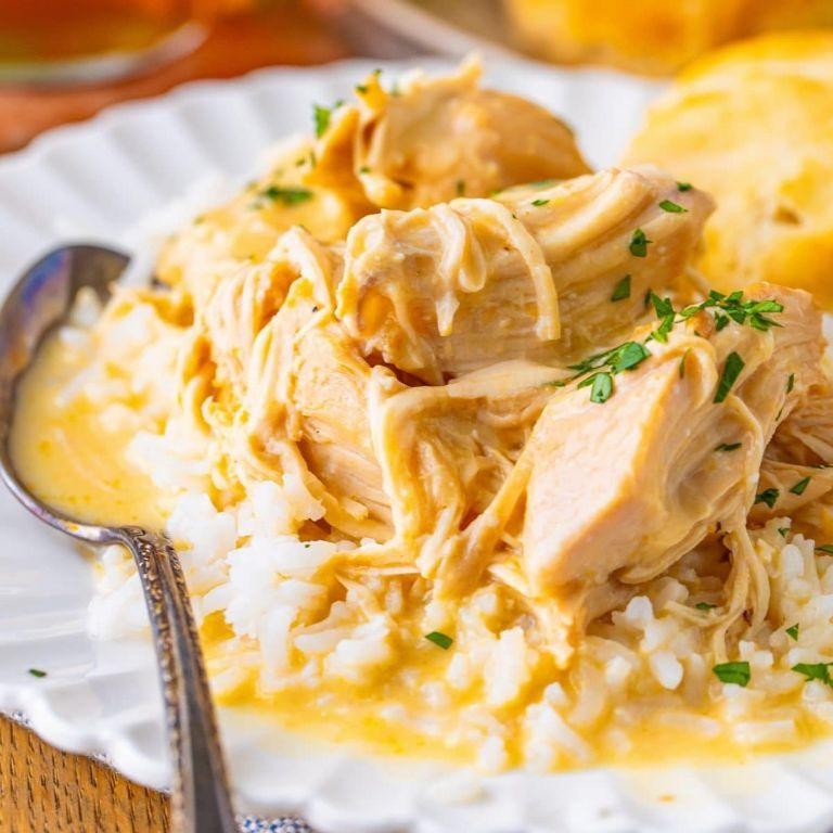 Southern-Style Slow Cooker Chicken with Thick Gravy