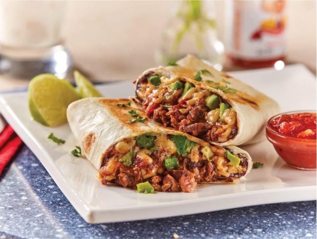 Southwestern Beef Wrap with Pepper Jack Cheese