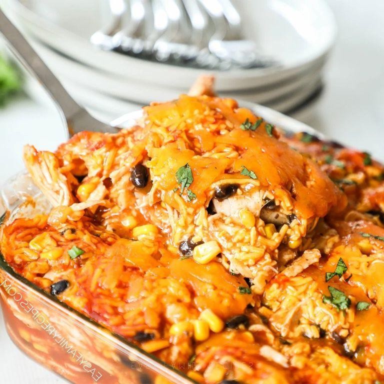 Southwestern Chicken Drumstick Casserole with Corn