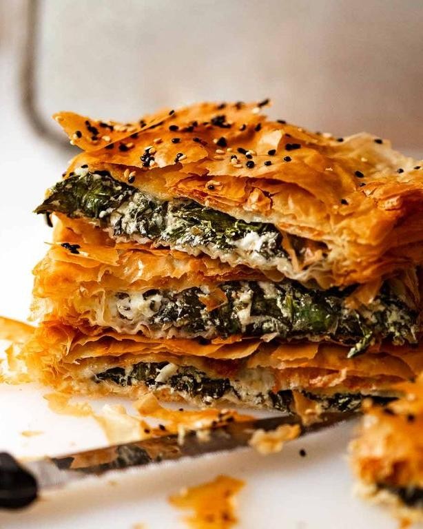 Spanakopita with Phyllo and Spinach