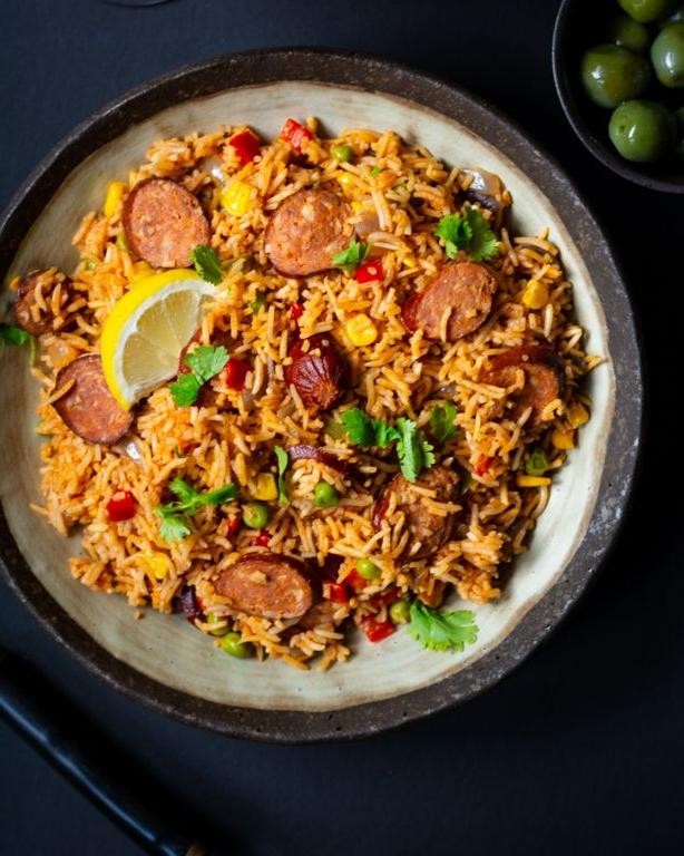 Spanish Long Grain Rice with Chorizo