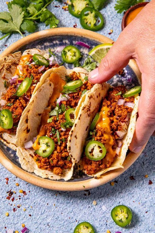Spicy Chorizo Tacos