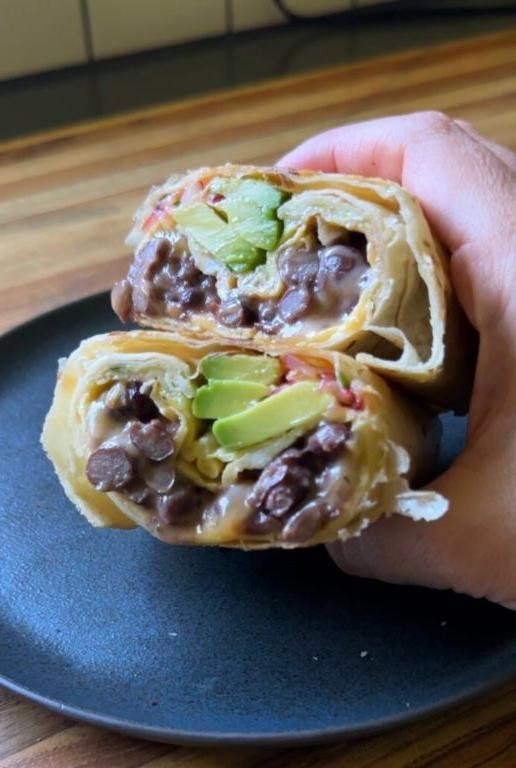 Spicy Cottage Cheese Breakfast Burritos