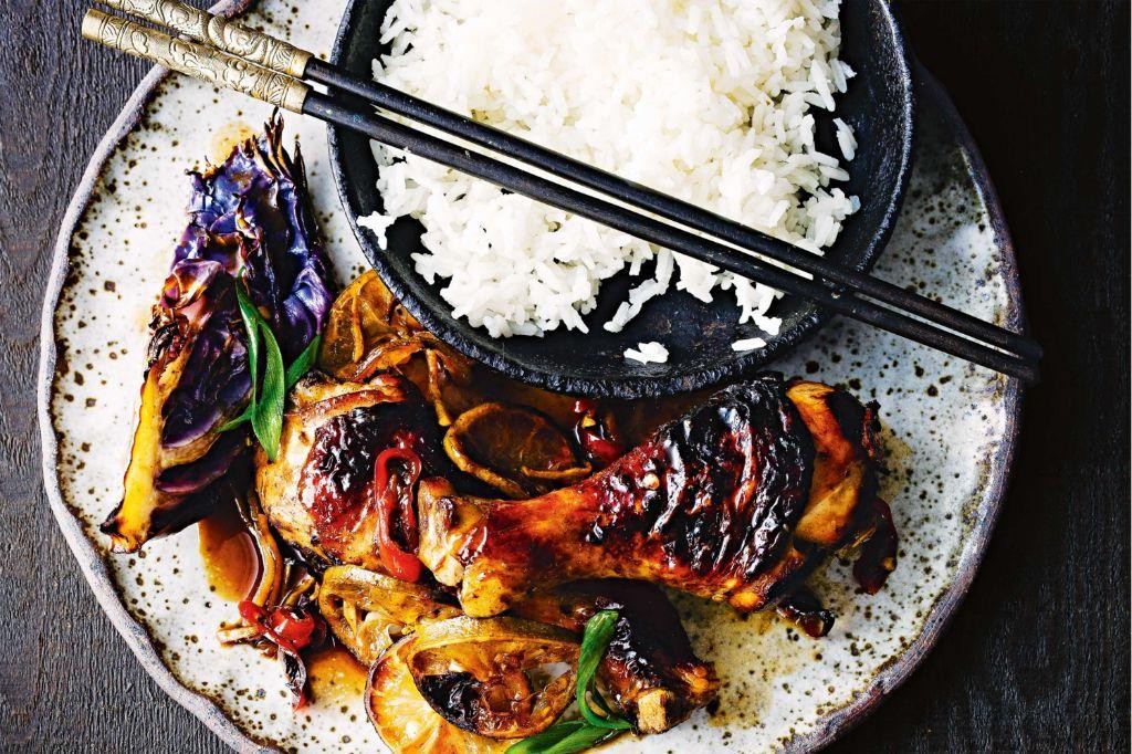 Spicy Honey-Lime BBQ Chicken