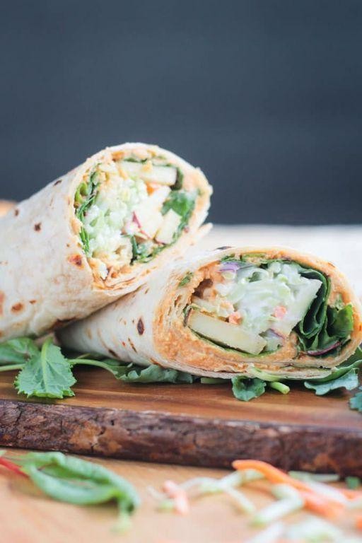 Spicy Hummus and Veggie Wraps