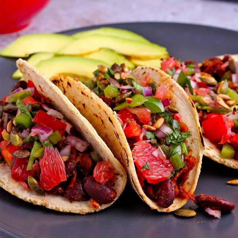 Spicy Kidney Bean Tacos