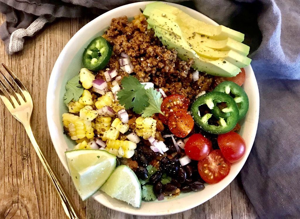 Spicy Mexican Cauliflower Rice Bowls
