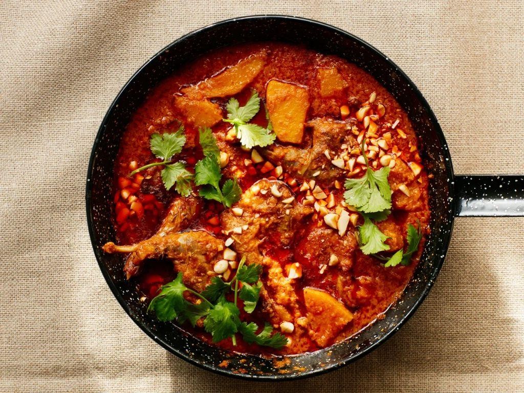 Spicy Partridge Curry with Coconut Milk