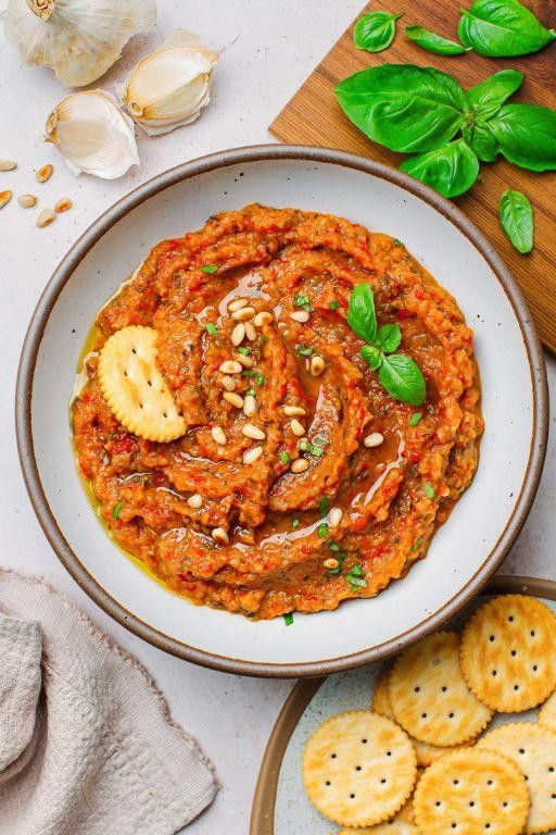 Spicy Roasted Eggplant Dip