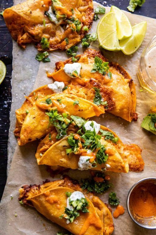 Spicy Slow Cooker Buffalo Chicken Tacos