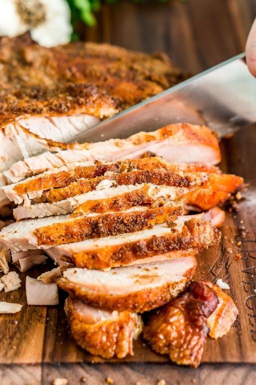 Spicy Smoked Turkey Breast with Chili Marinade