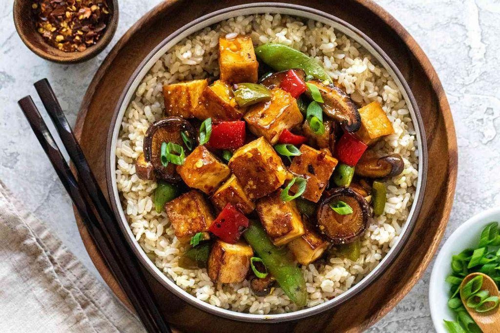 Spicy Stir-Fried Tofu with Vegetables