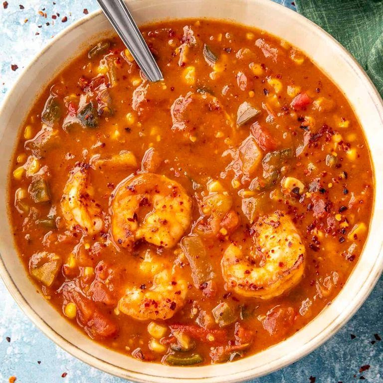 Spicy Tomato Shrimp Stew