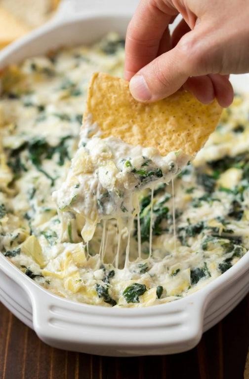Spinach and Artichoke Dip Casserole