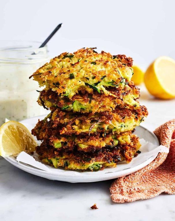 Squash and Zucchini Fritters