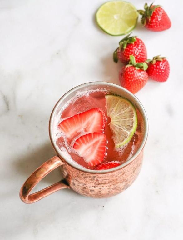 Strawberry Lime Mexican Mule