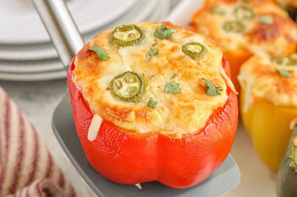 Stuffed Bell Pepper Cornbread Casserole