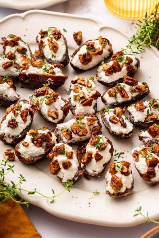 Stuffed Dates with Goat Cheese