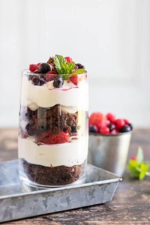 Sugar Cookie Crumble Parfaits