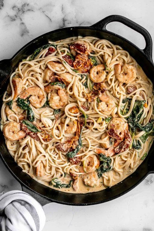 Sun-Dried Tomato and Seafood Rotini