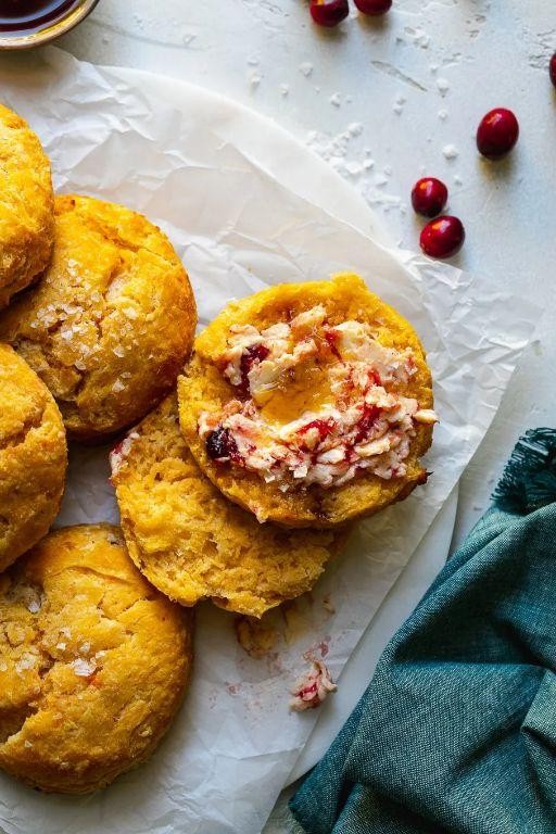 Sweet Potato Biscuits with Maple Butter