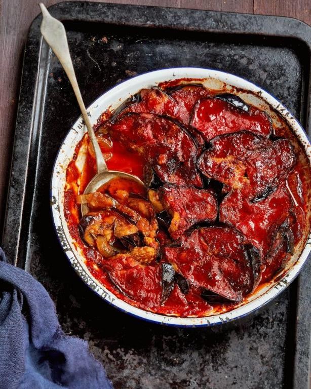 Sweet and Sour Eggplant Casserole