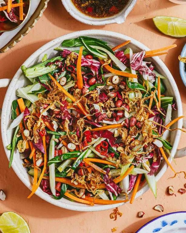 Sweet and Spicy Bok Choy Slaw