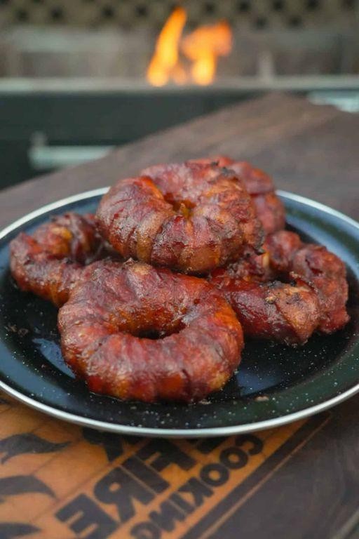 Sweet and Spicy Grilled Onion Rings