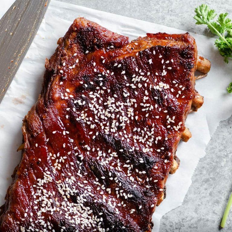 Sweet and Sticky BBQ Pork Spare Ribs