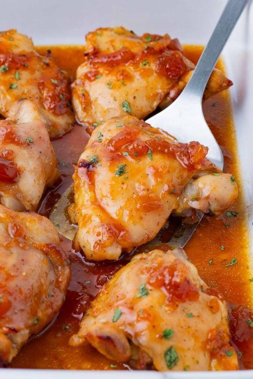 Sweet and Tangy Apricot Chicken Drumstick Bake
