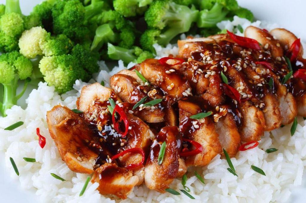 Teriyaki Glazed Oven Chicken Breast