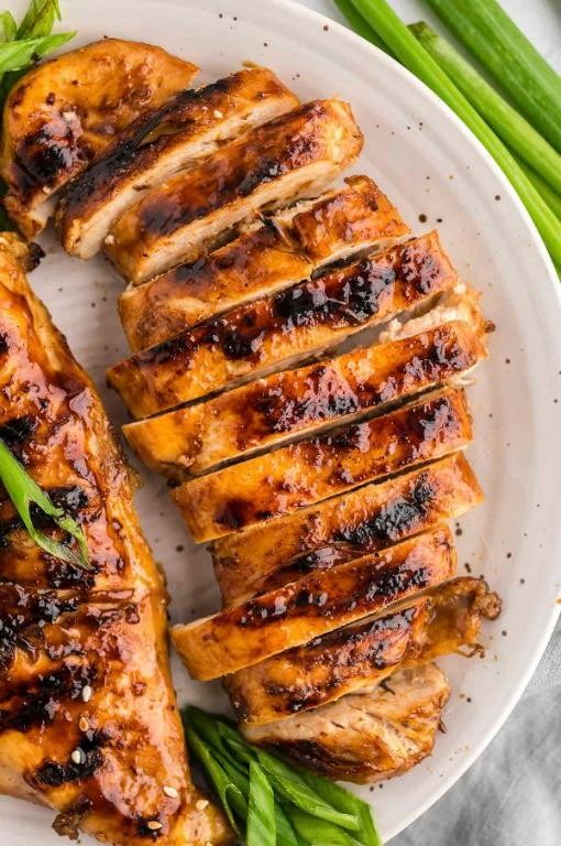 Teriyaki Grilled Chicken Slices