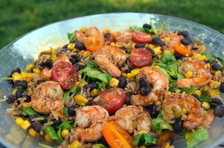 Tex-Mex Shrimp and Corn Casserole