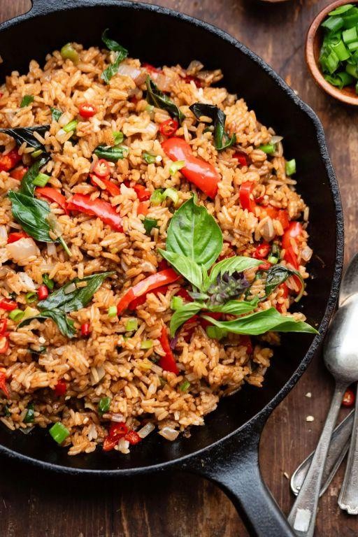 Thai Basil Pork Fried Rice